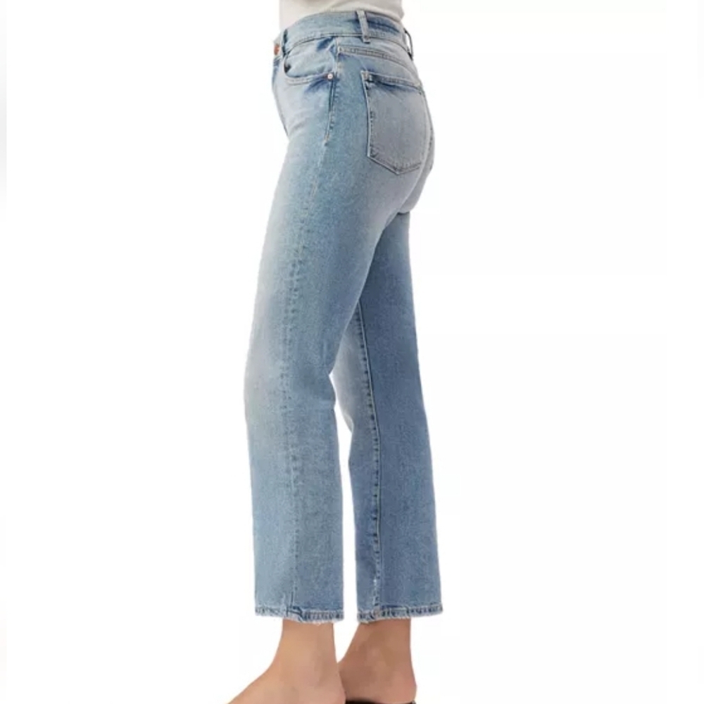 DL1961 Patti Straight Jeans High Rise Vintage Ankle Crop Size 26